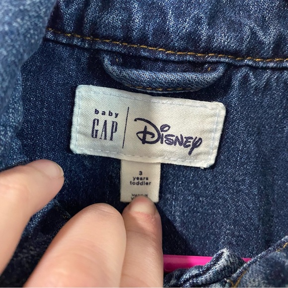 GAP Kids Blue Denim Jacket with Mickey Mouse Design - Picture 4 of 4